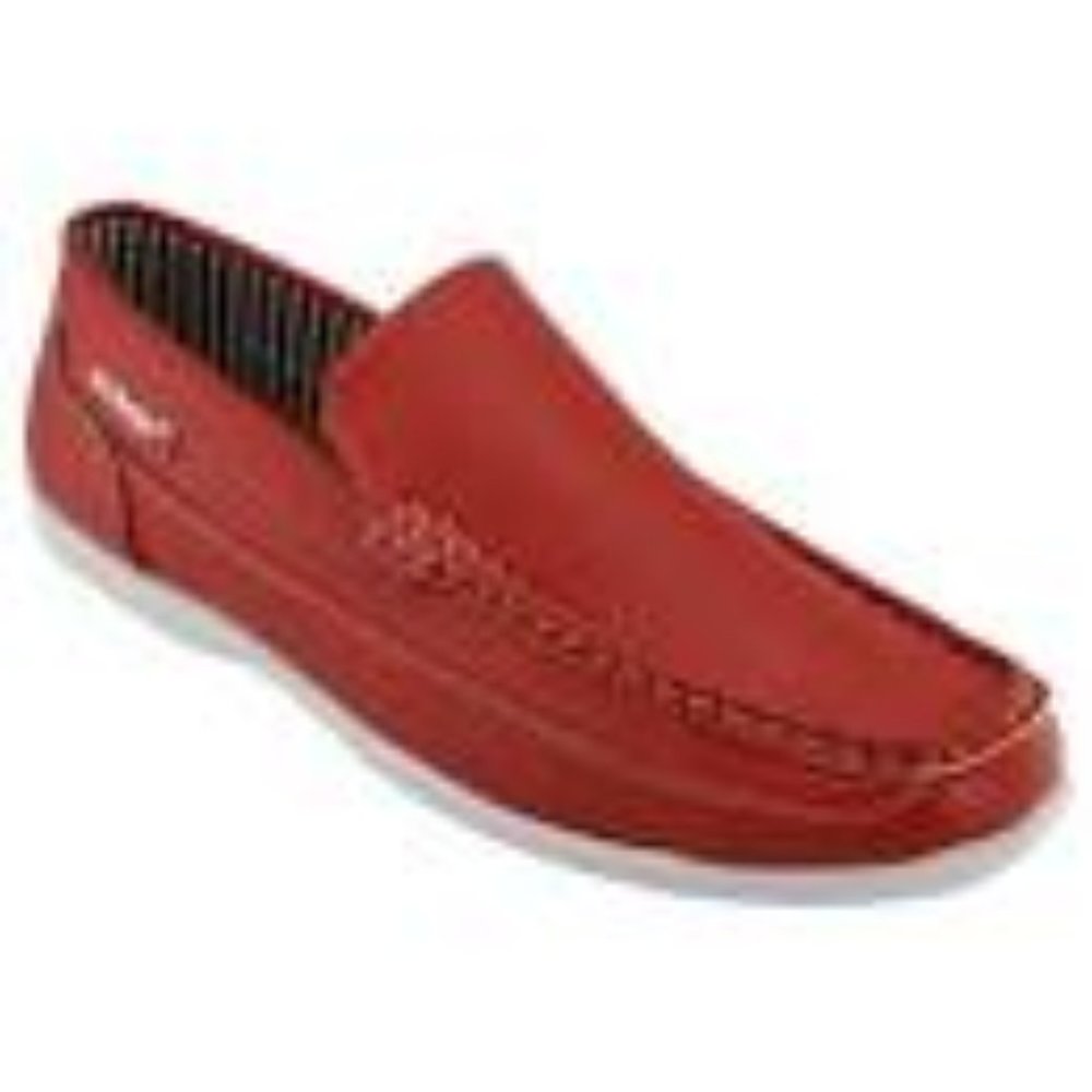 Akademiks Men's Slip-On Moccasin Loafers 10 Red
